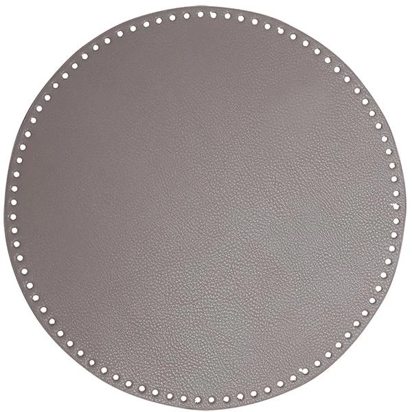 Go Handmade Taske/Kurve Base, PU læder, Rund, 35 cm